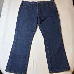 Dickies Jeans Flannel Lined Relaxed Fit 38X30 Dark Blue Denim Men's